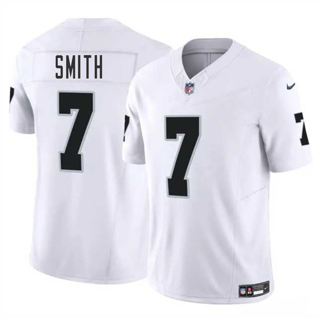 Men & Women & Youth Las Vegas Raiders #7 Geno Smith White 2025 F.U.S.E. Vapor Stitched Jersey,We sell and wholesale Men & Women & Youth Las Vegas Raiders #7 Geno Smith White 2025 F.U.S.E. Vapor Stitched Jersey on line form chian!